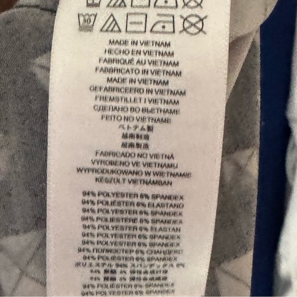 nwot MICHAEL KORS Geometric Print Zip Up Tunic Top - Picture 4 of 9